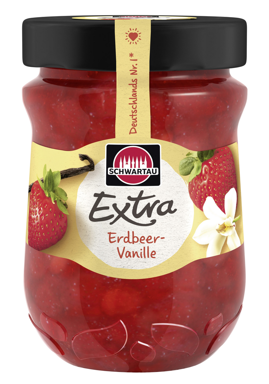 SCHWARTAU Extra džem jahoda - vanilka 340 g