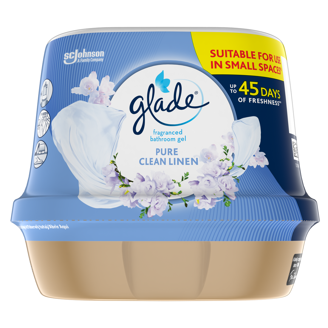 glade Pure Clean Linen gél do kúpeľne 180 g