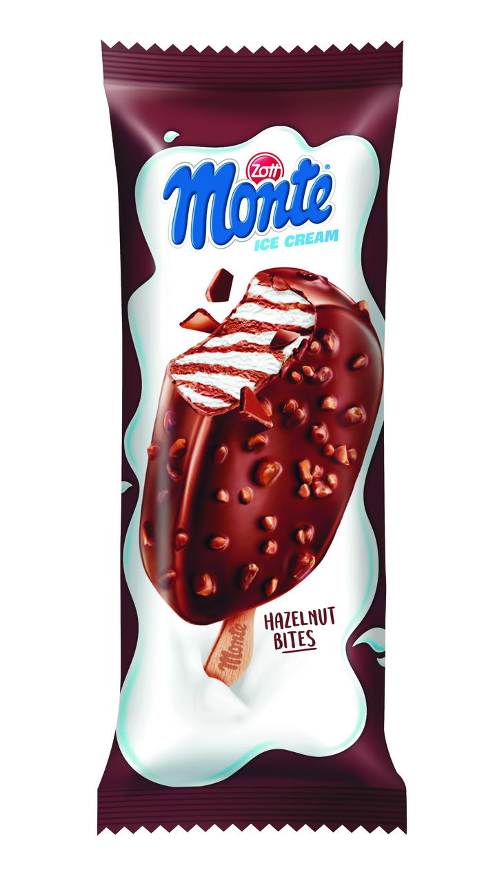 Zott Monte Nanuk lieskový oriešok mraz. 24 x 100 ml