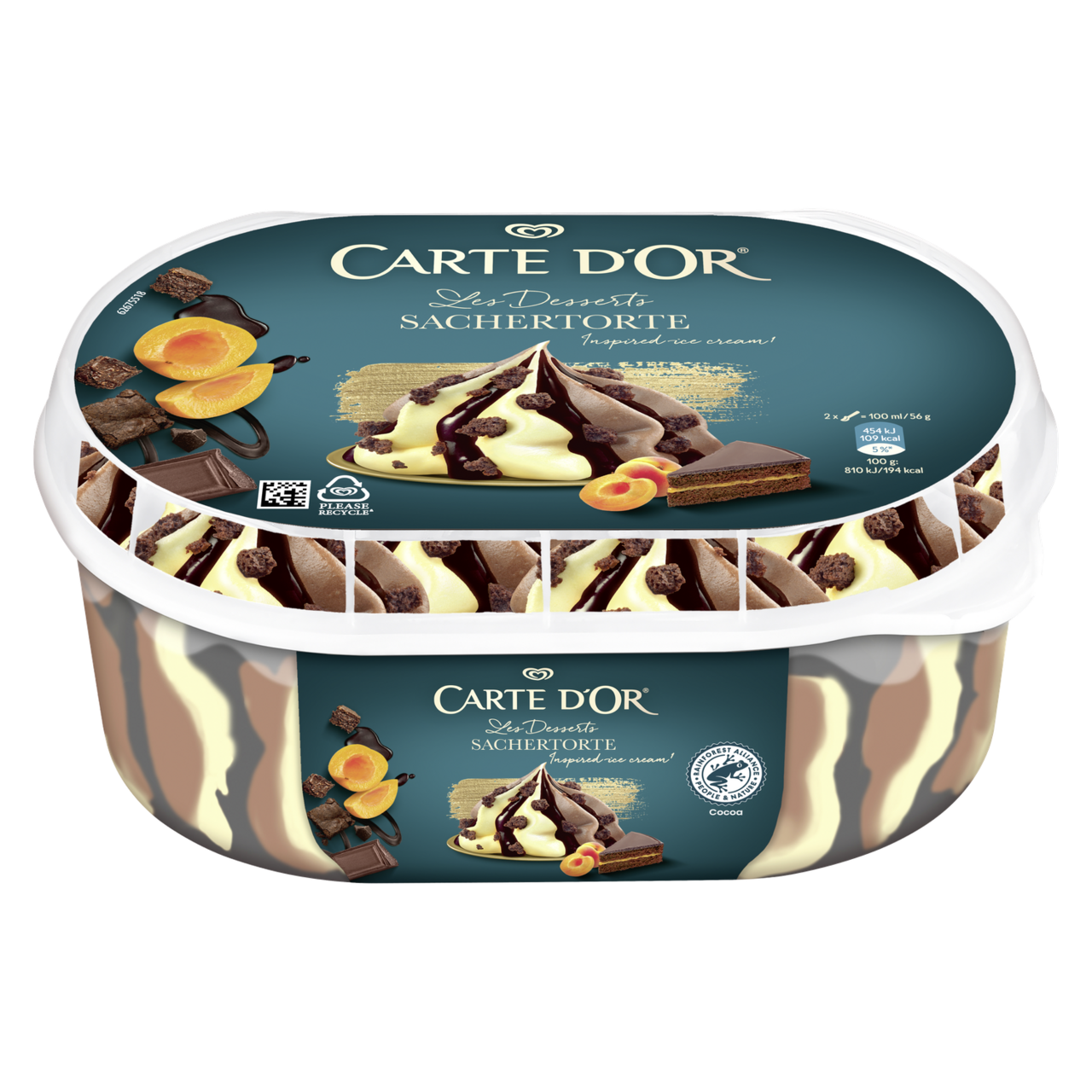 CARTE D'OR Sachertorte zmrzlina mraz. 825 ml