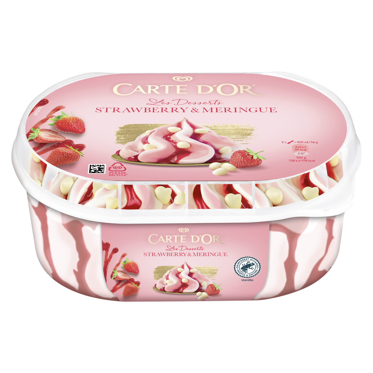 CARTE D'OR Strawberry & Meringue zmrzlina mraz. 825 ml