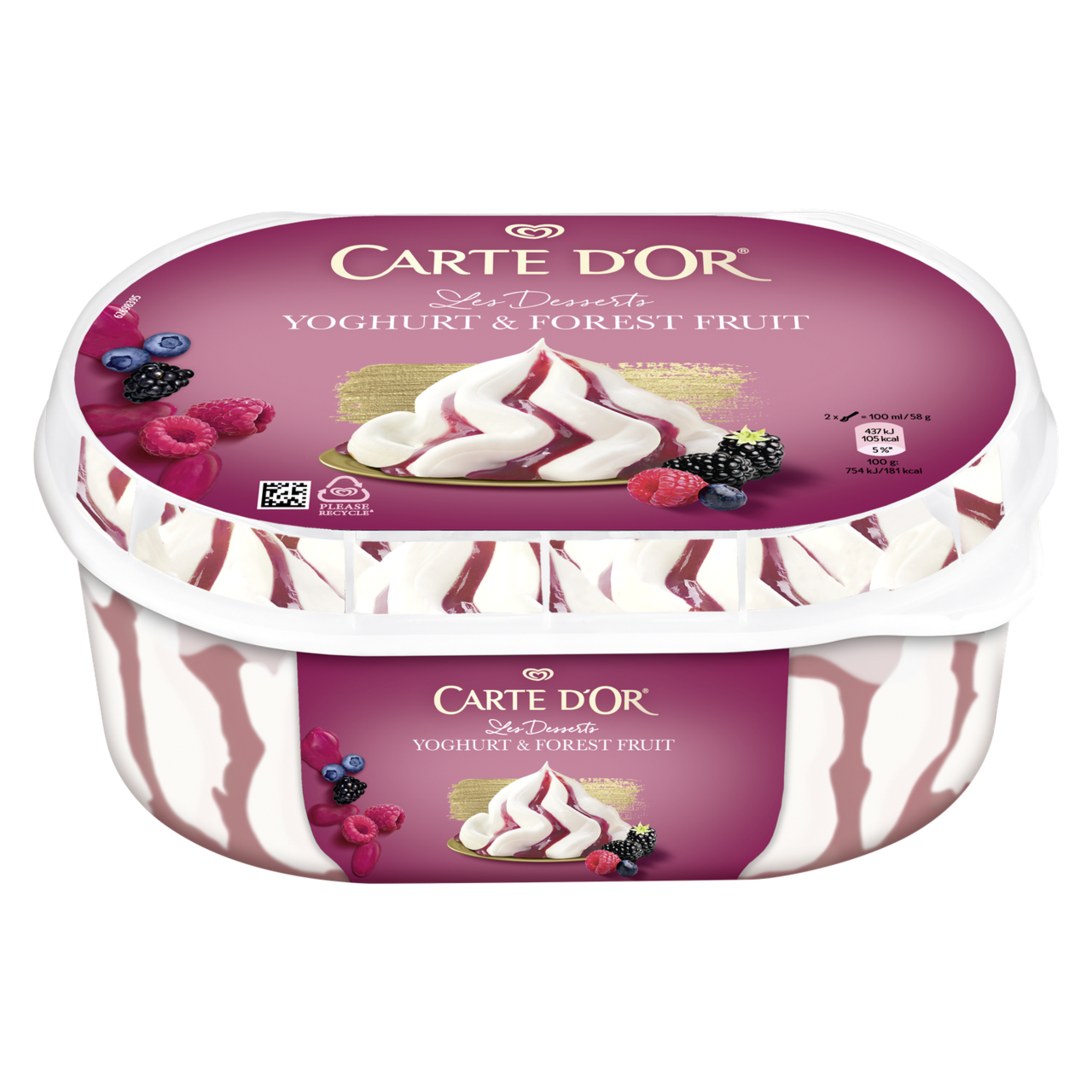 CARTE D'OR Yoghurt & Forest Fruit zmrzlina mraz. 825 ml