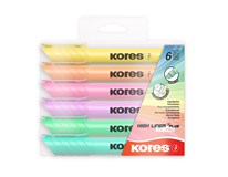 Zvýrazňovače K-Marker Plus Pastel Kores 6 ks
