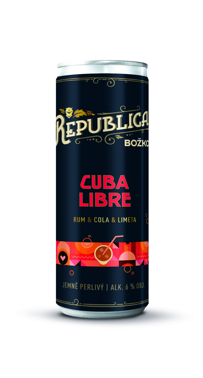 BOŽKOV Cuba Libre 6% 250 ml vratná plechovka
