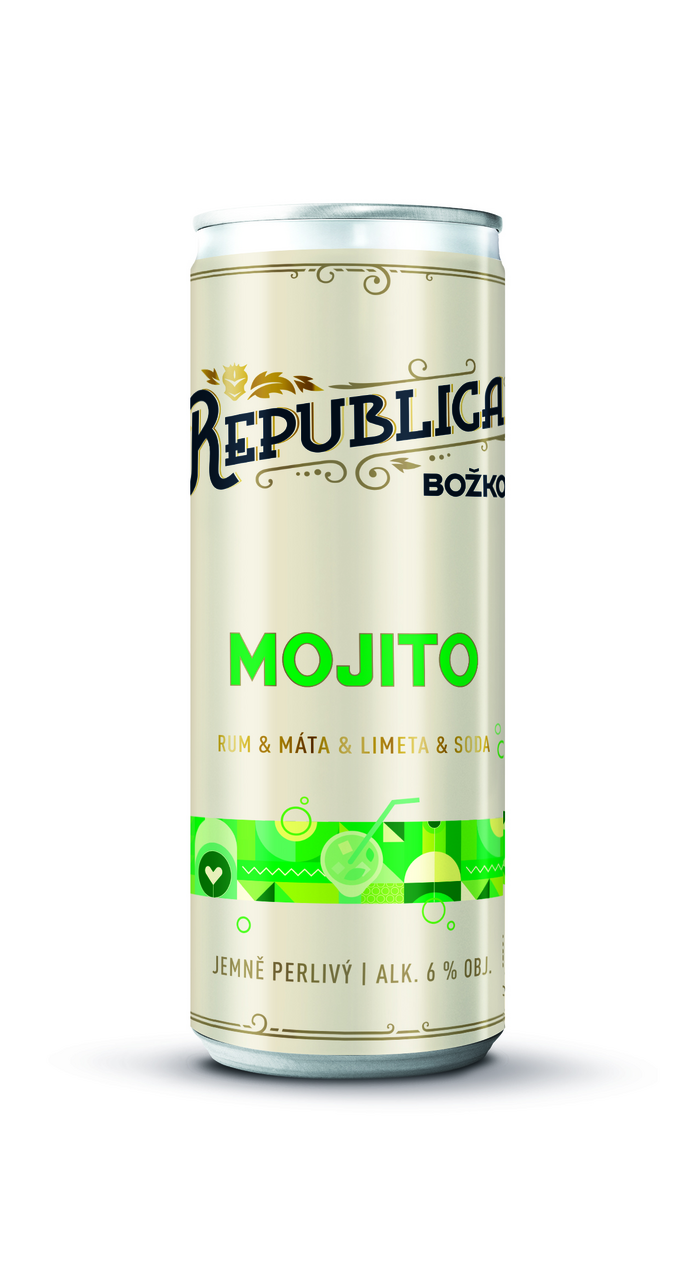 BOŽKOV Mojito 6% 250 ml vratná plechovka