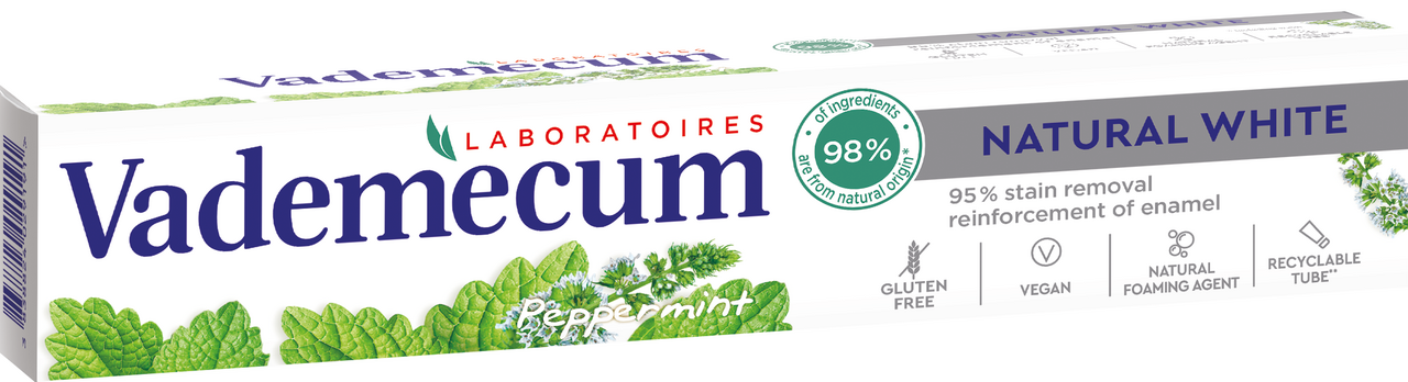 Vademecum Natural White zubná pasta 75 ml
