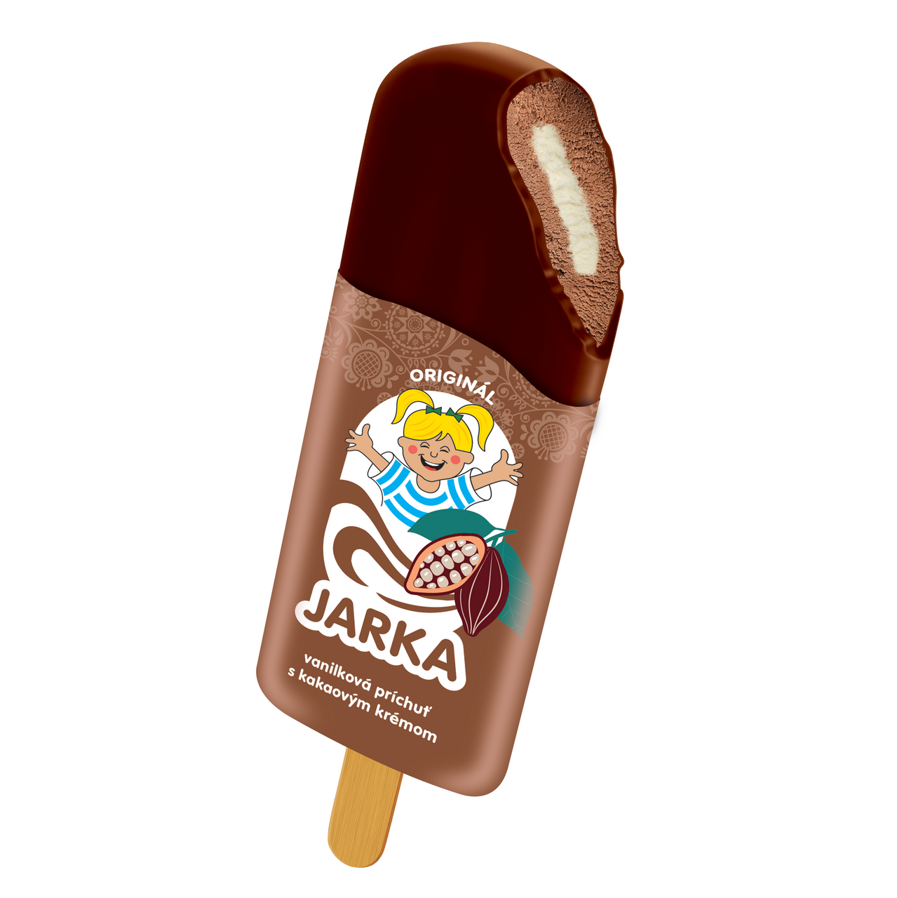 Prima JARKA Nanuk vanilkový s kakaovým krémom mraz. 48 x 45 ml