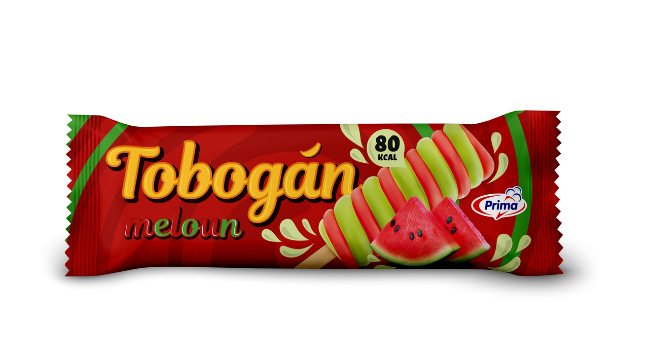 Prima Tobogán Nanuk melón mraz. 30 x 80 ml