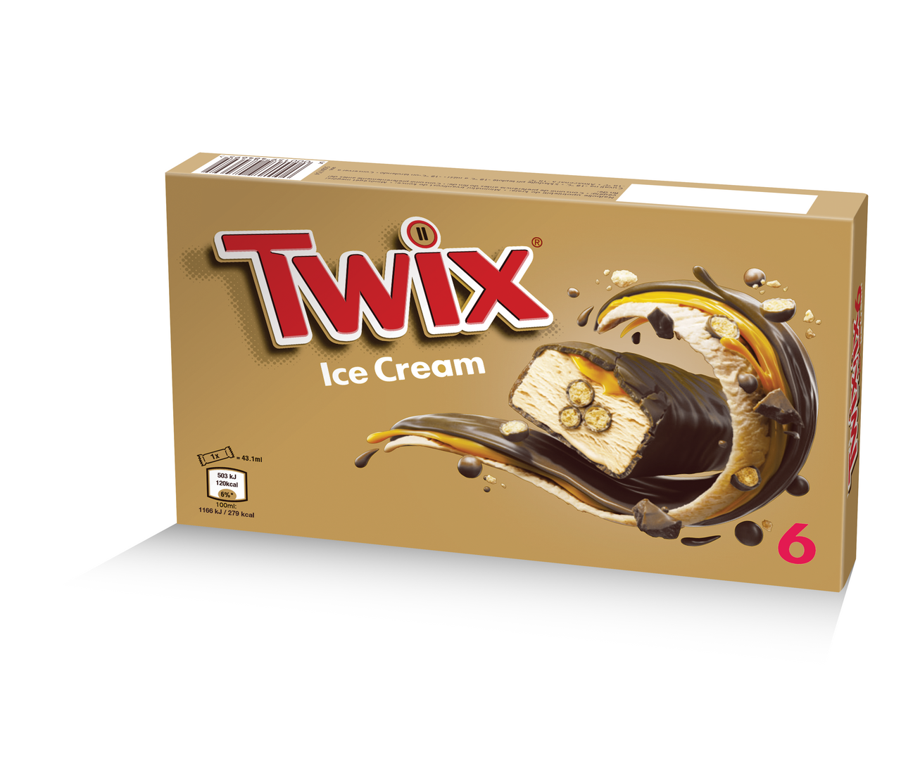 TWIX Multipack nanuk mraz. 6x34,2 g