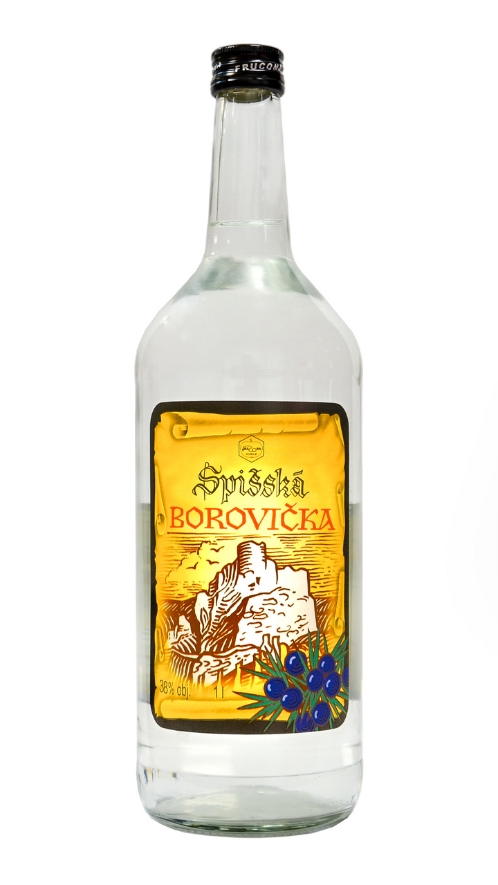 FRUCONA Spišská borovička 38% 1 l