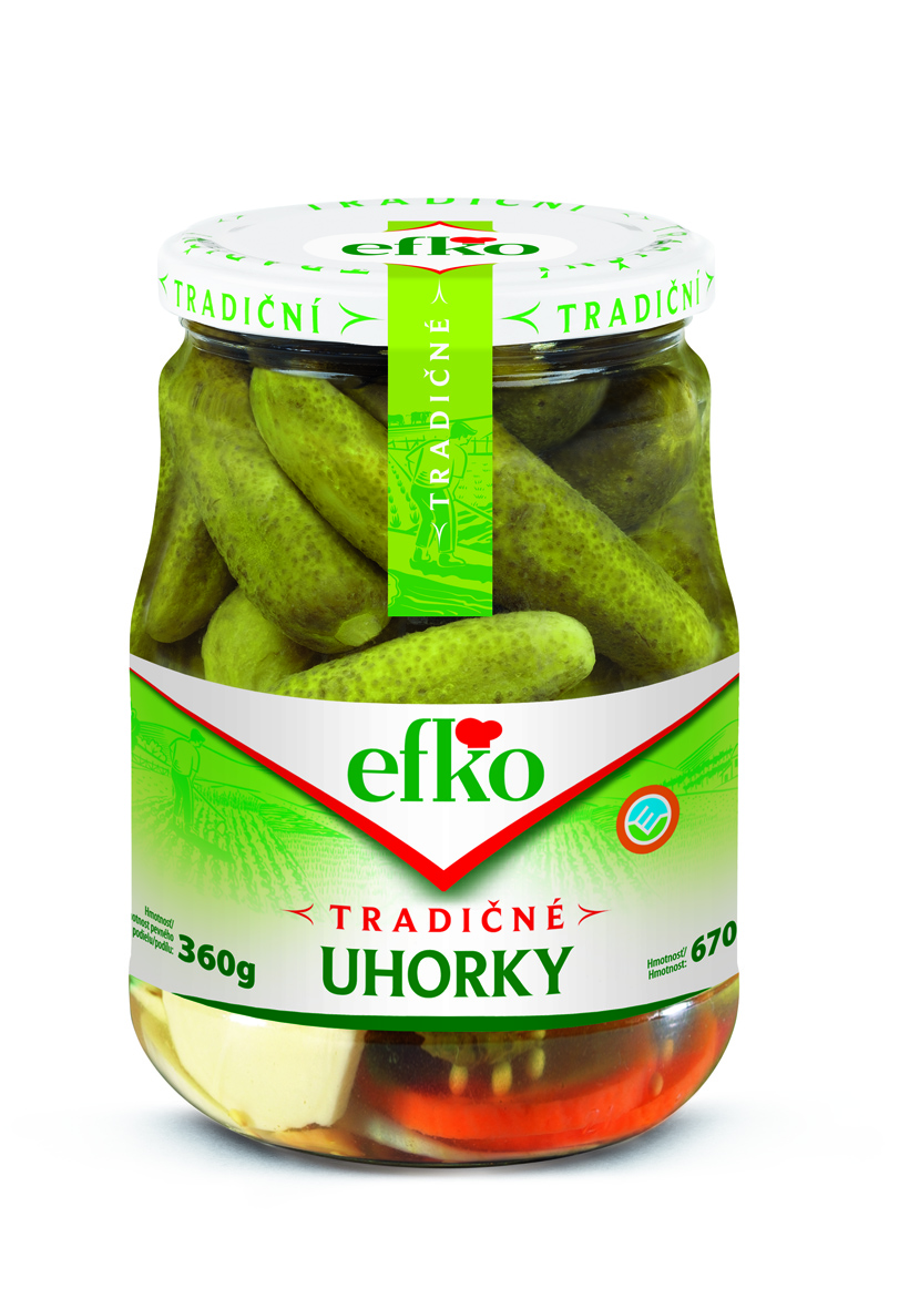 EFKO Uhorky tradičné 670 g