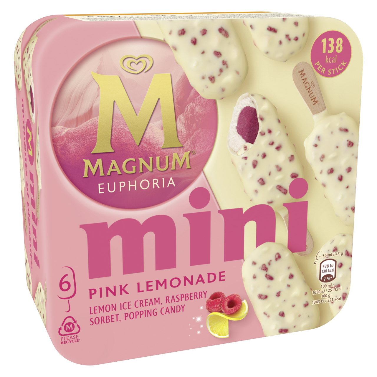 ALGIDA MAGNUM Mini Euphoria nanuk mraz. 6 x 55 ml