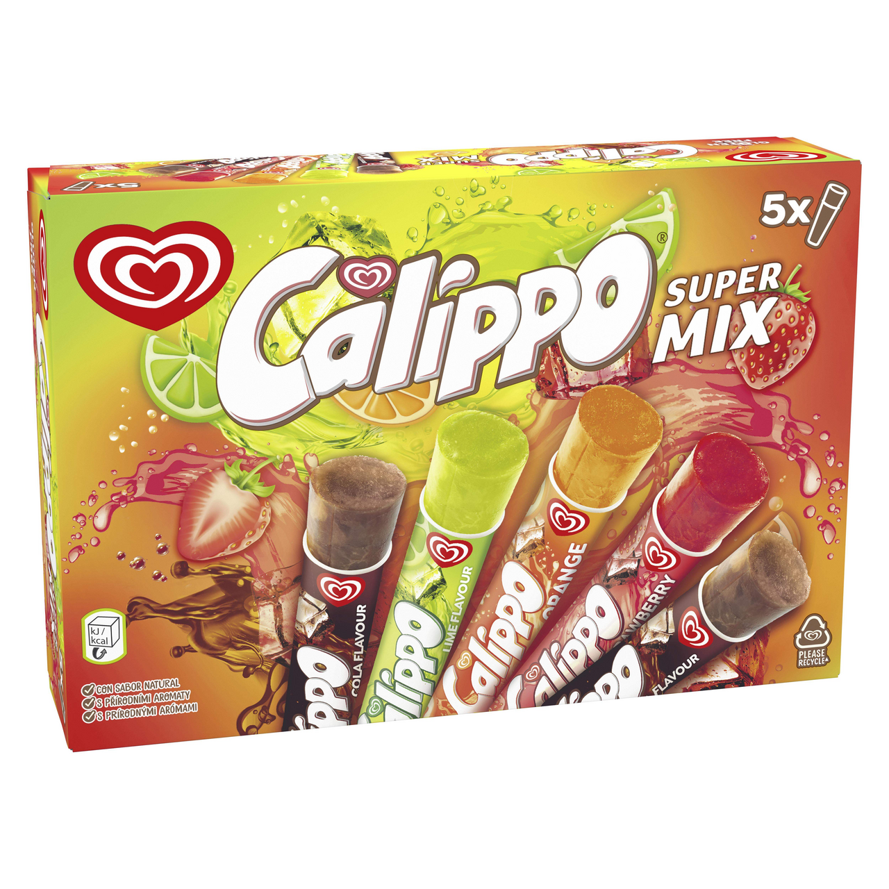 Calippo Algida Super Mix nanuk mraz. 5x 105 ml