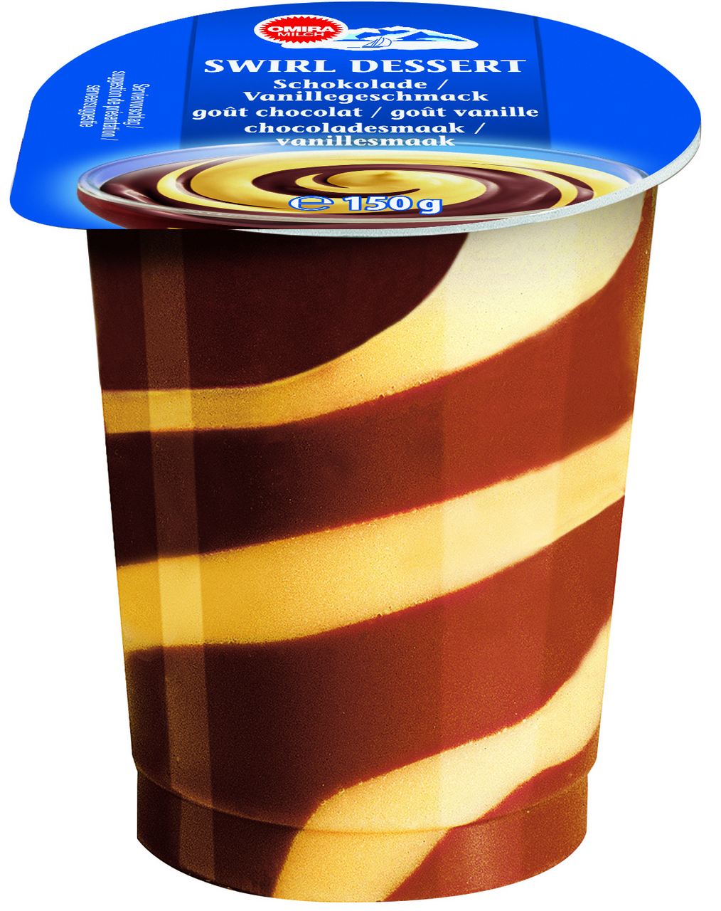 OMIRA Tornádo puding kakao/ vanilka chlad. 150 g