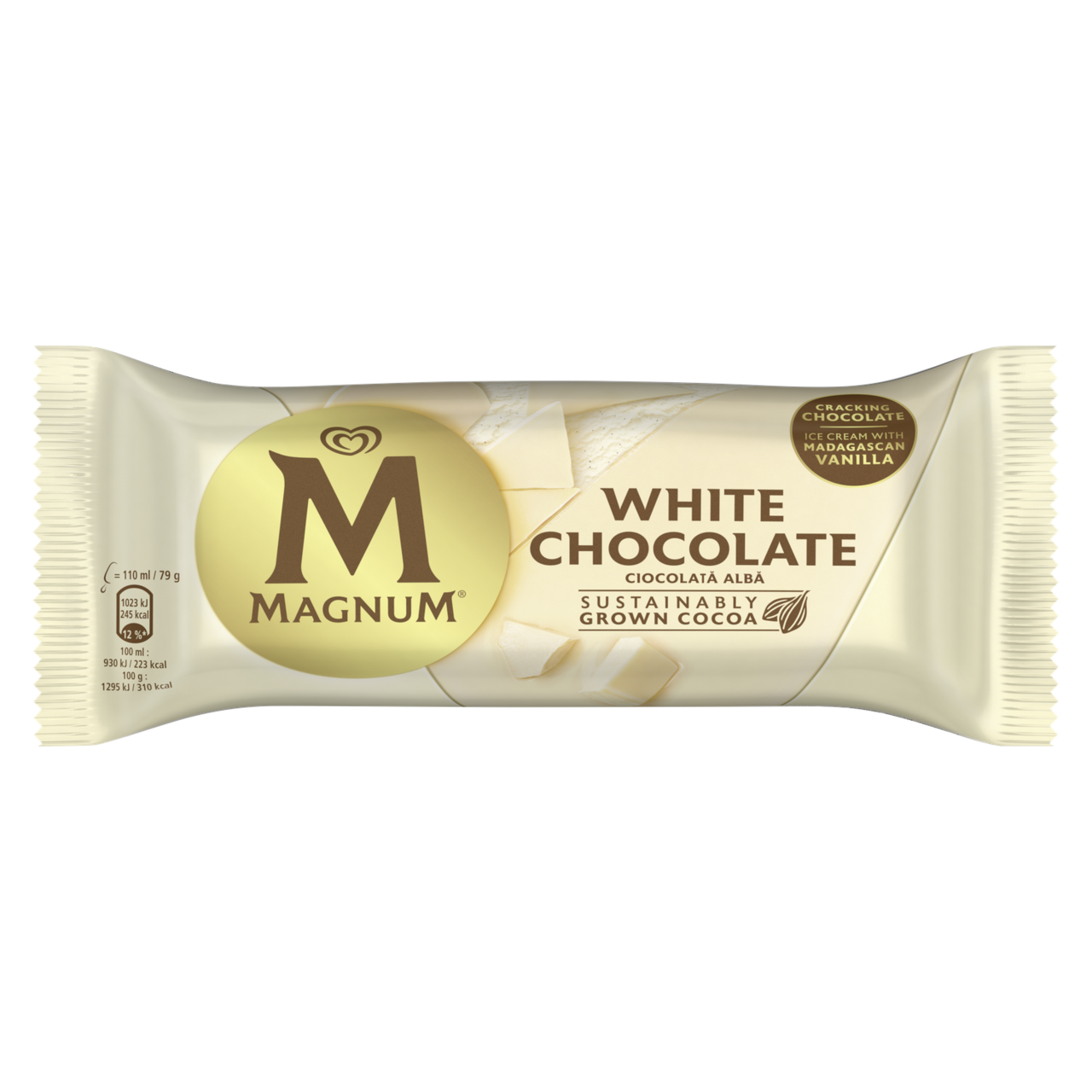 ALGIDA MAGNUM White chocolate nanuk mraz. 110 ml