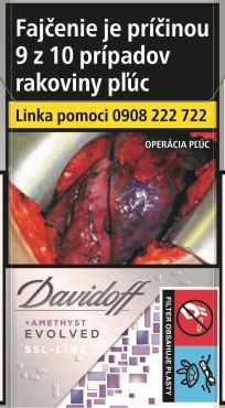 Davidoff Evolved Amethyst ssl box 20 ks KC 5,20 10 krab. kolok K tvrdé bal. VO cena