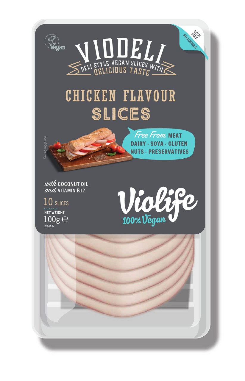 Violife Viodeli plátky s kuracou príchuťou chlad. 100 g