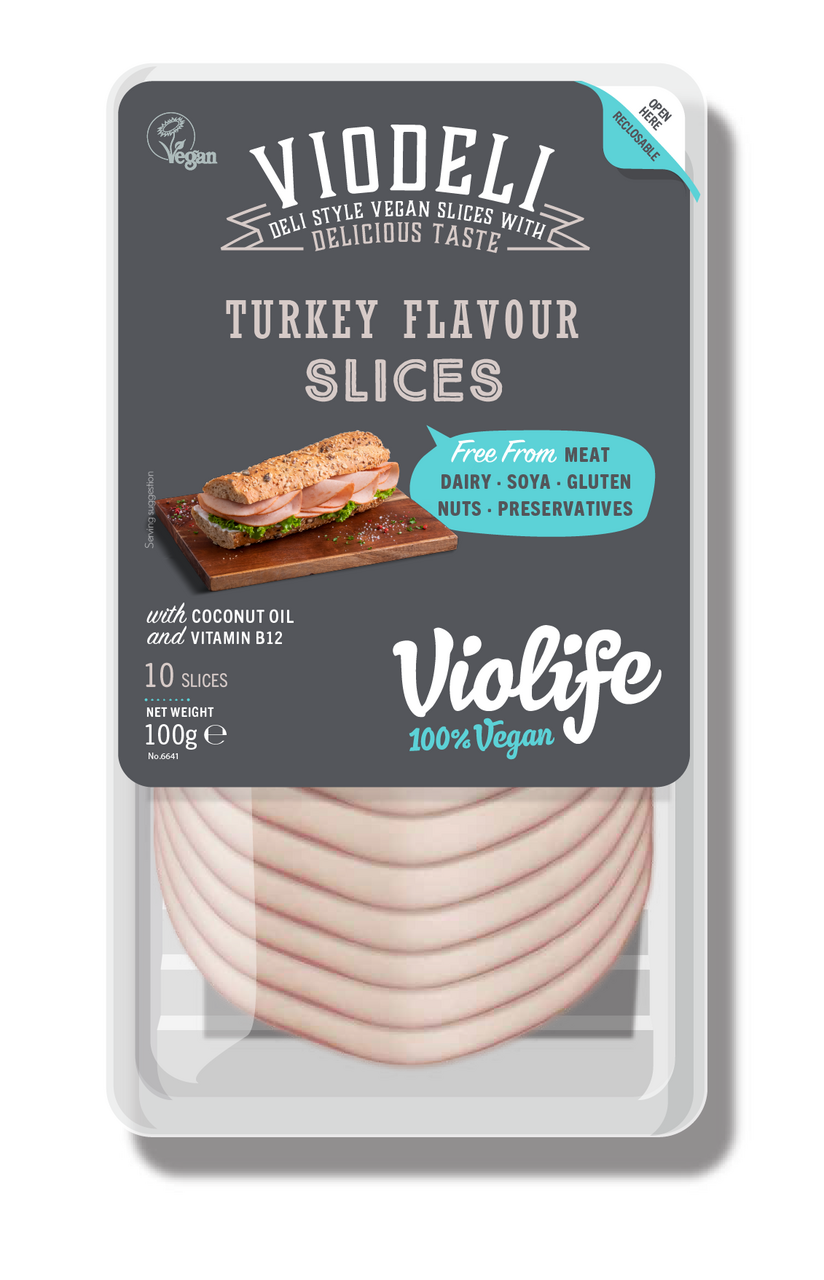 Violife Viodeli plátky s morčacou príchuťou chlad. 100 g