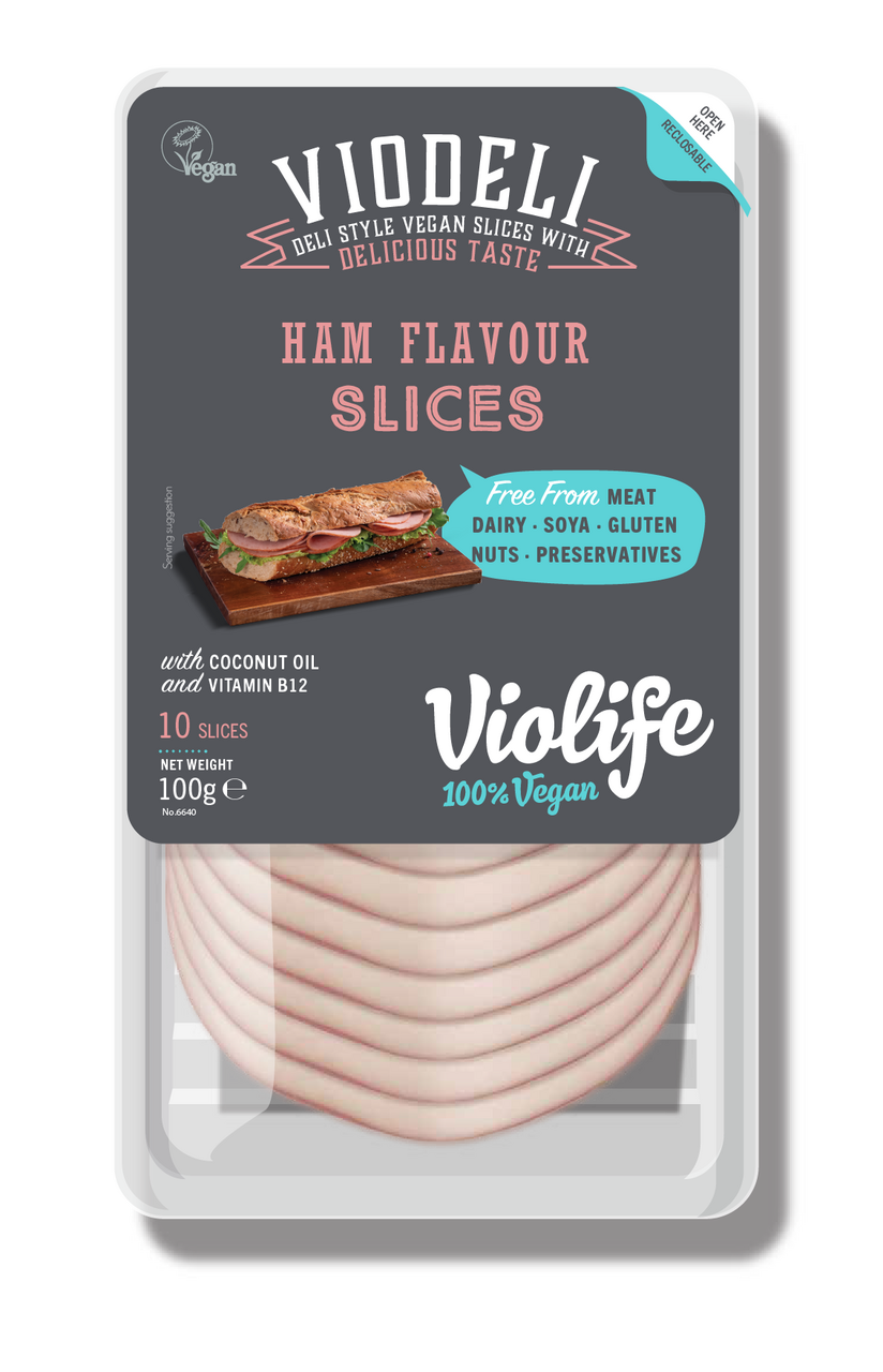 Violife Viodeli plátky s príchuťou šunky chlad. 100 g