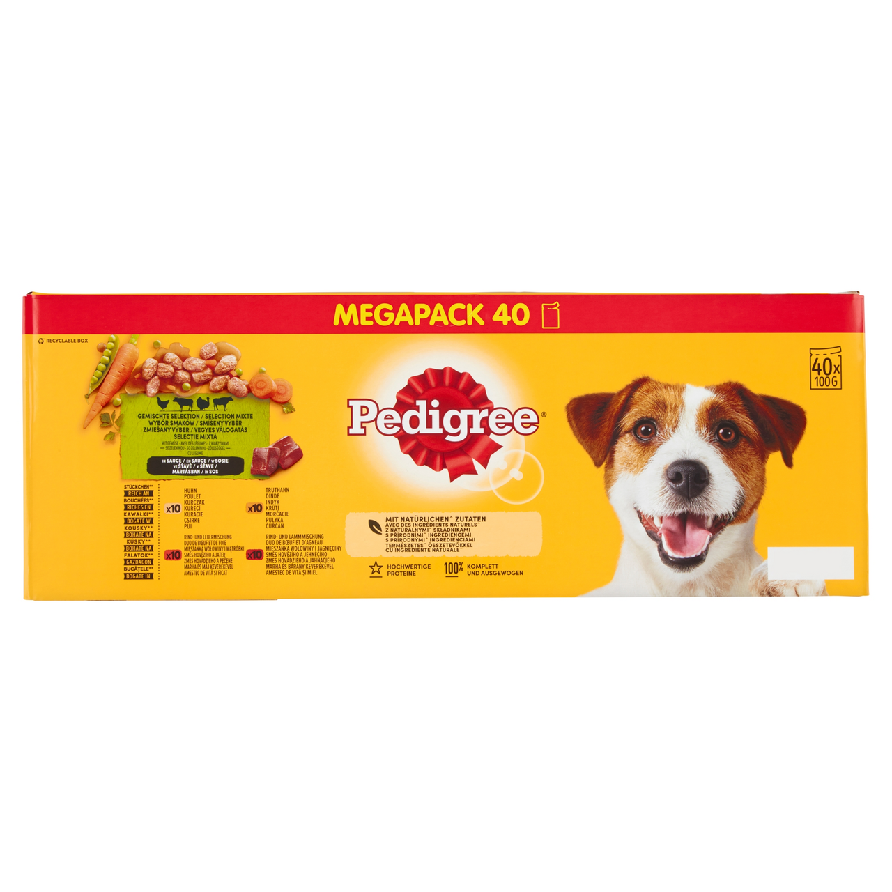Pedigree Mix výber so zeleninou kapsičky 40 x 100 g