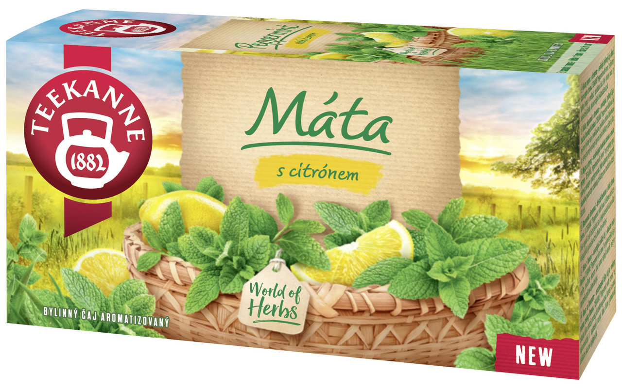 TEEKANNE Mäta s citrónom bylinný čaj 30 g