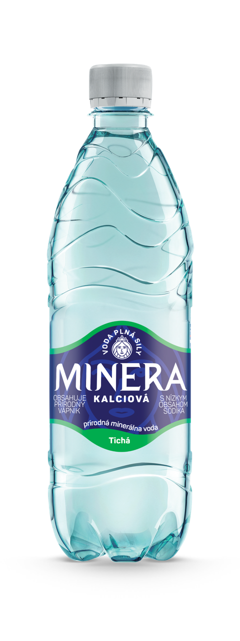 MINERA Kalciová prírodná minerálna voda tichá 12 x 500 ml vratná PET fľaša