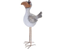 Vták s kovovými nohami 69 cm 1 ks