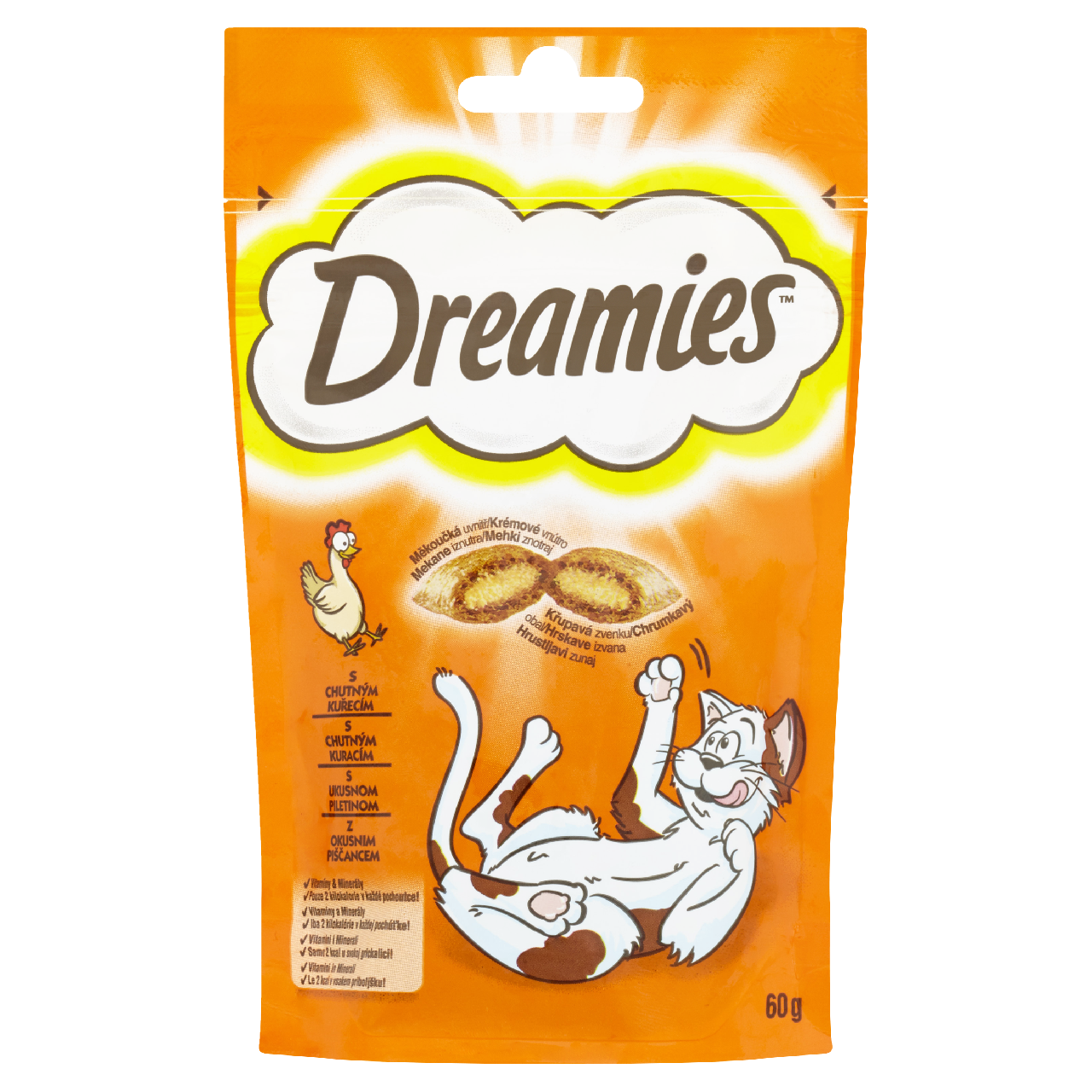 Dreamies Pochúťka pre mačky s kuracím 60 g