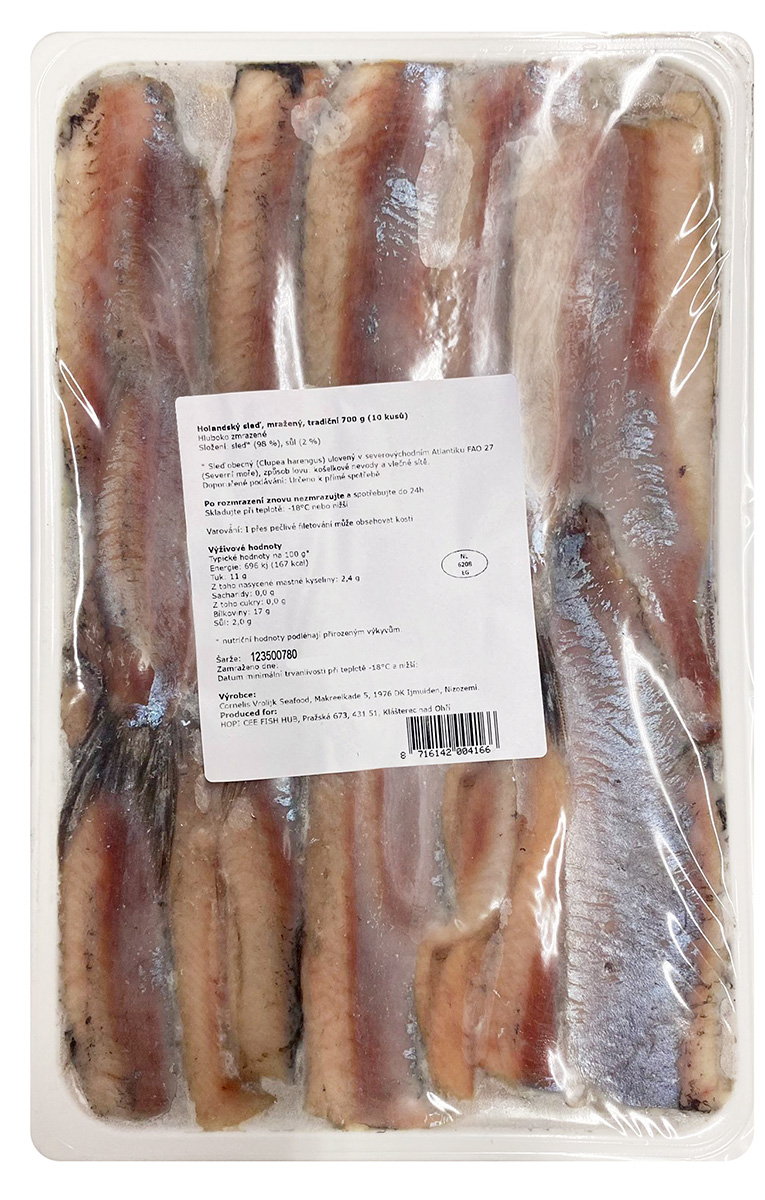 Holandské matjesy (10 ks) mraz. 700 g