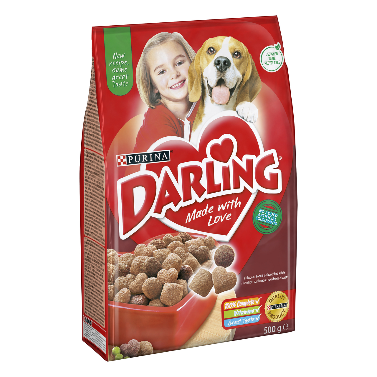 DARLING Granuly s hovädzím mäsom a zeleninou 500 g