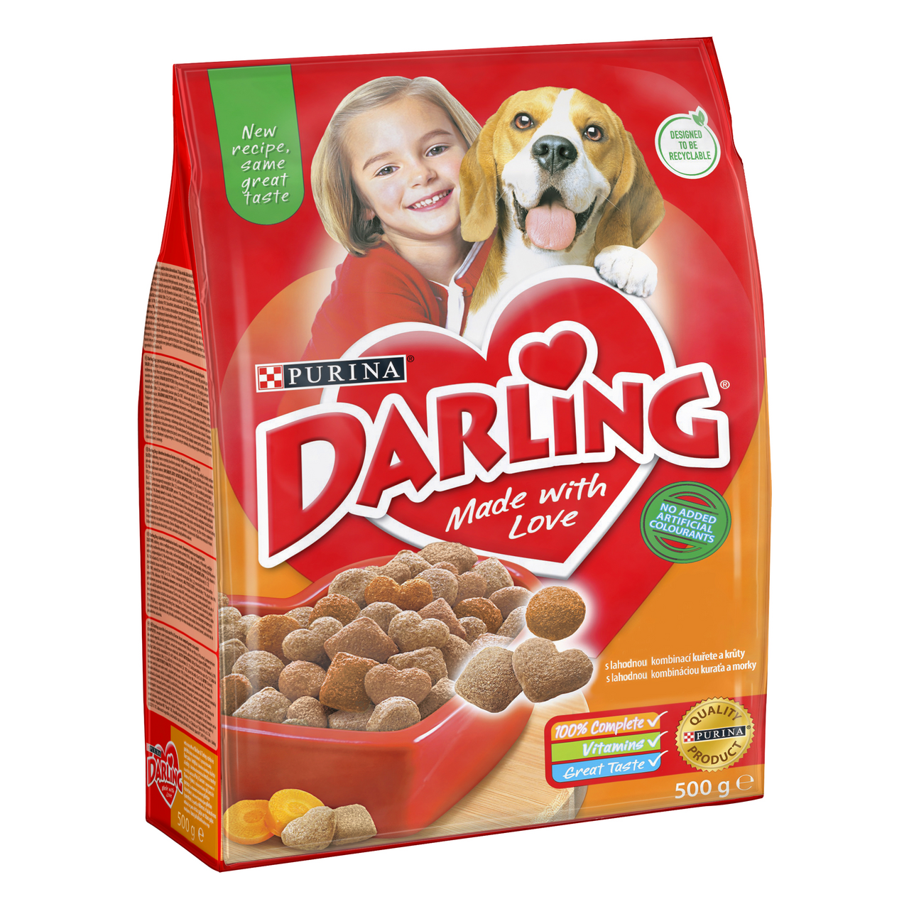 DARLING Granuly s hydinovým mäsom a zeleninou 500 g