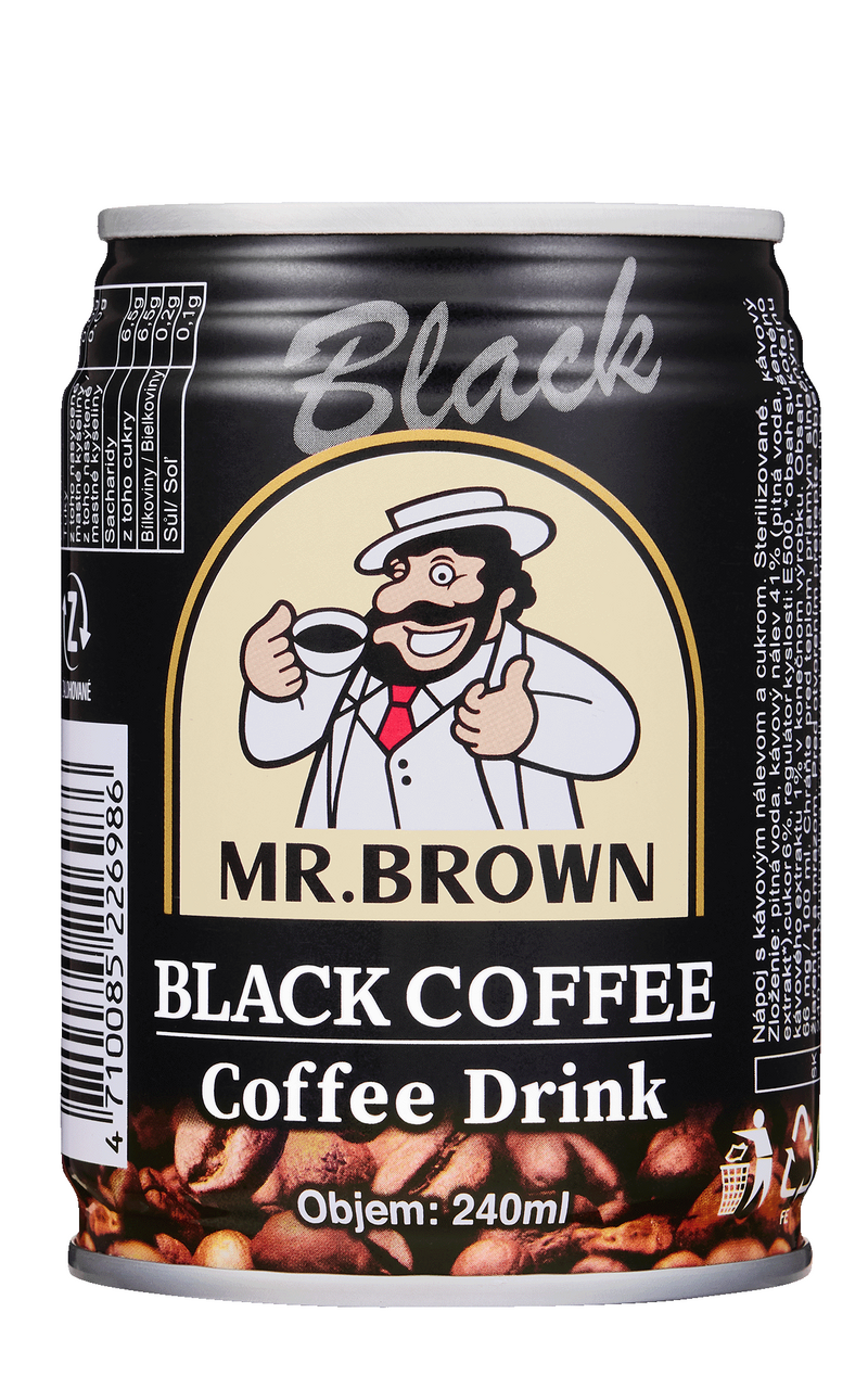 MR.BROWN Black ľadová káva 24 x 240 ml