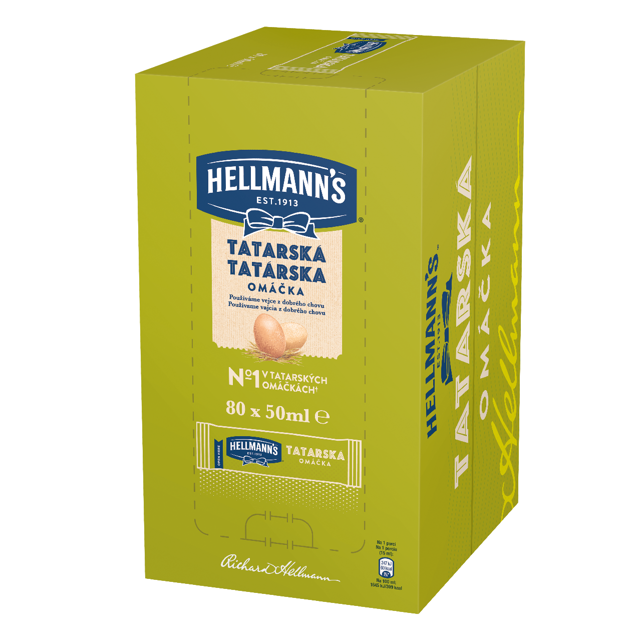 HELLMANN'S Tatárska omáčka 80 x 50 ml