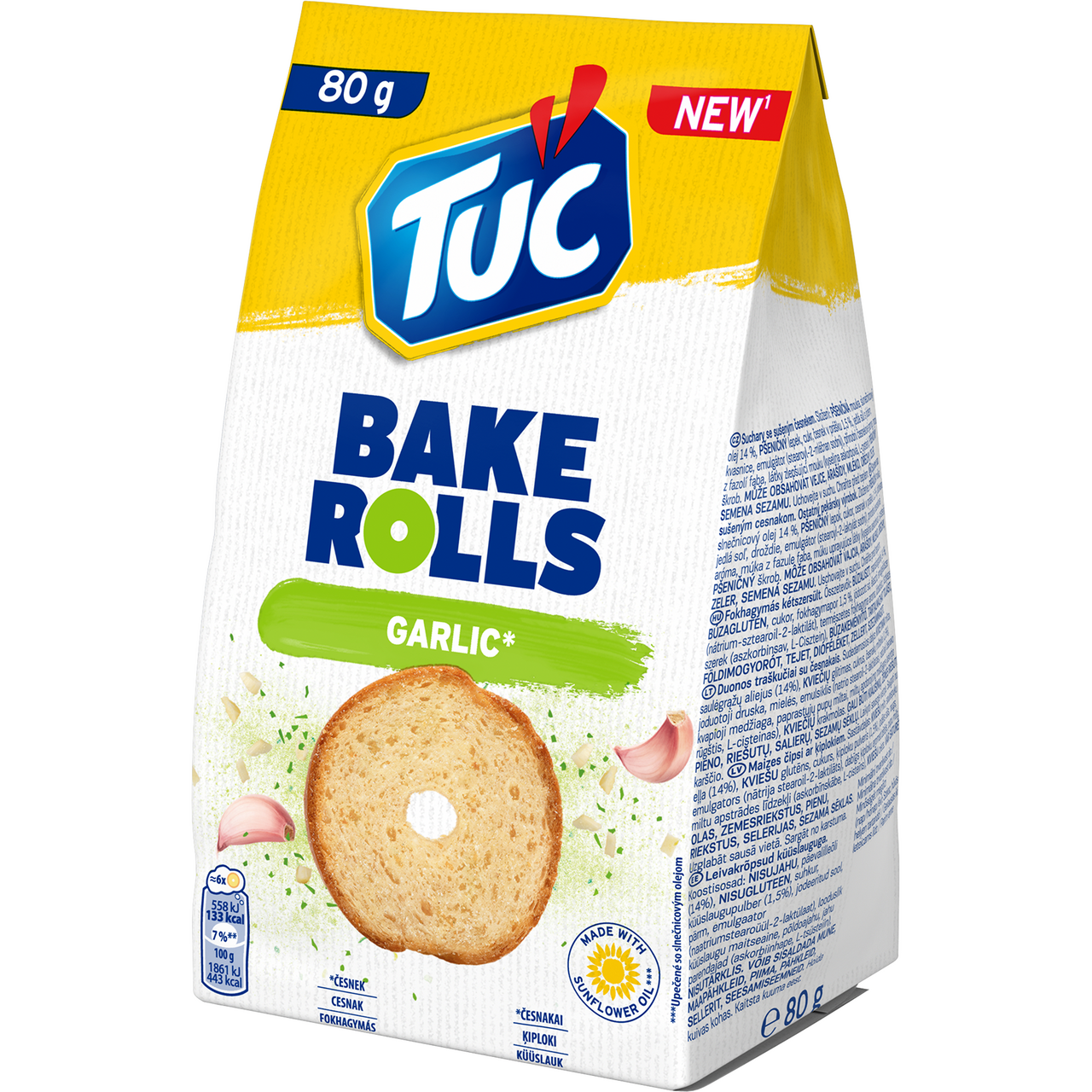 TUC Bake Rolls cesnak 80 g