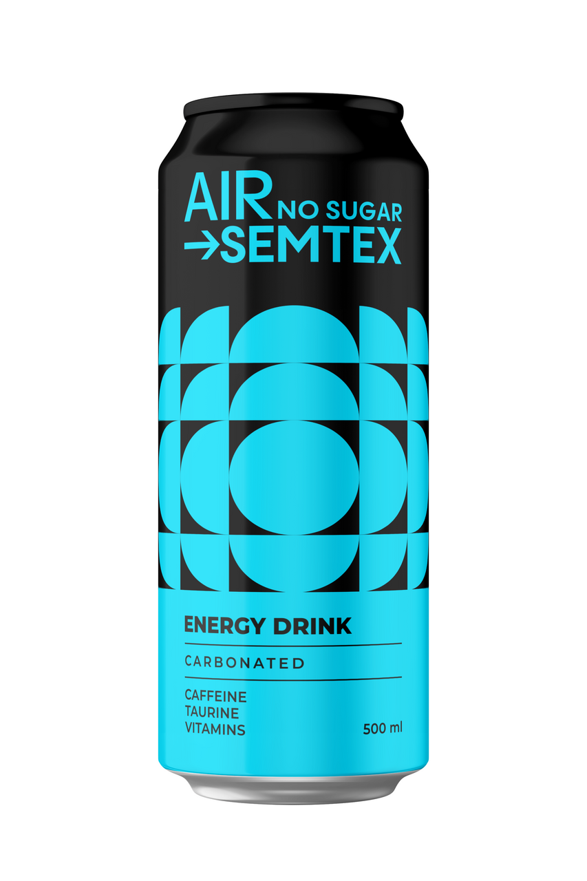 SEMTEX Air no sugar energetický nápoj 6 x 500 ml vratná plechovka