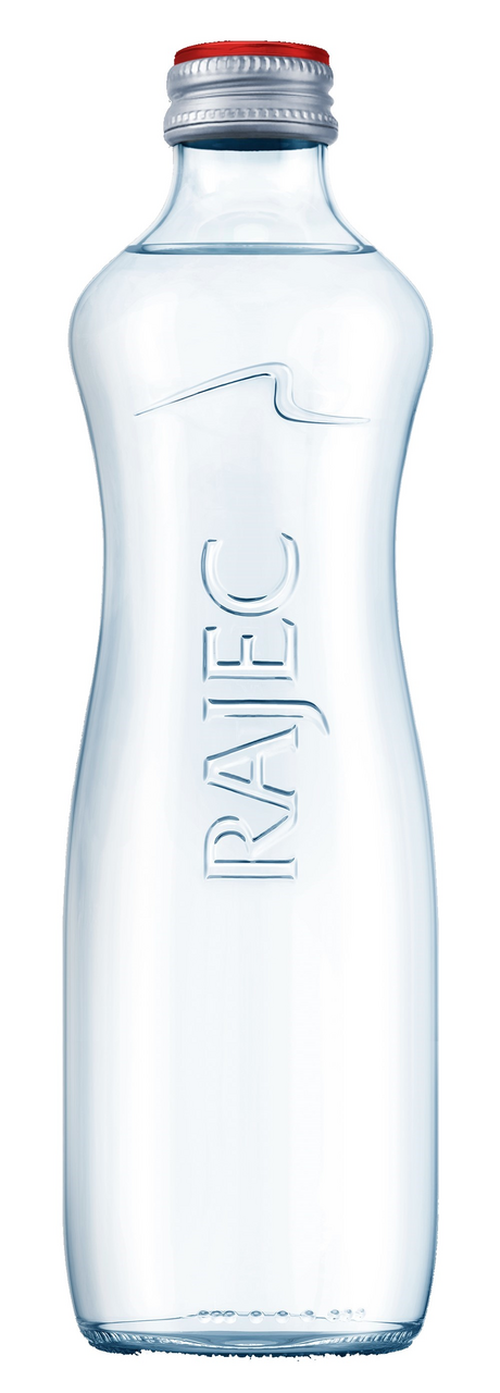RAJEC Pramenitá voda sýtená 24 x 330 ml SKLO