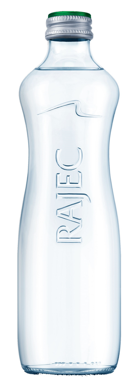 RAJEC Pramenitá voda jemne sýtená 24 x 330 ml SKLO