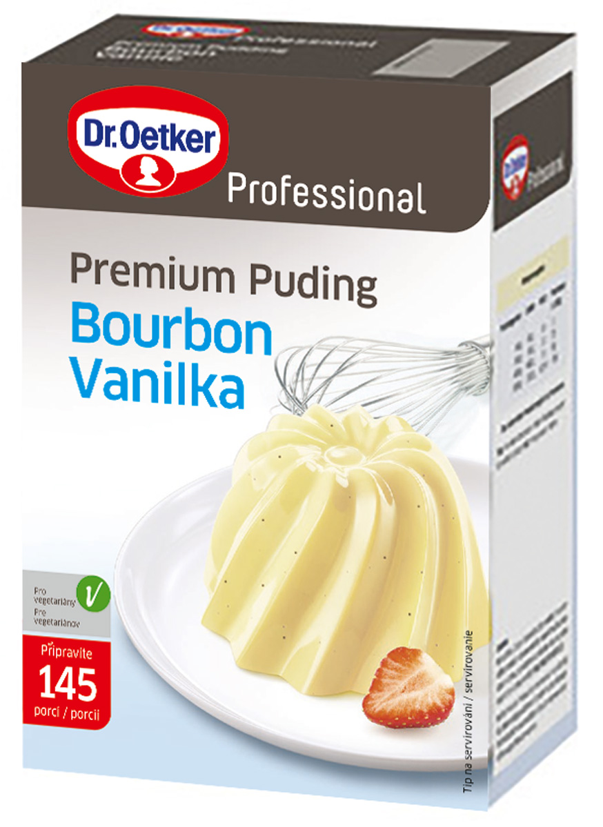 Dr. Oetker Professional Premium Puding bourbon vanilka 1 kg