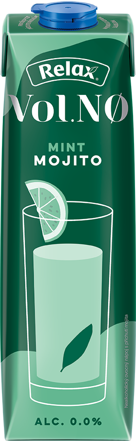 Relax Vol. NO nápoj mint mojito 12 x 1 l tetrapack