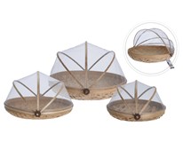 Set bambusových košíkov s poklopom 3 ks