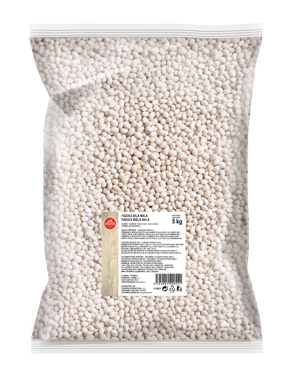 LAGRIS Fazuľa biela malá 5 kg