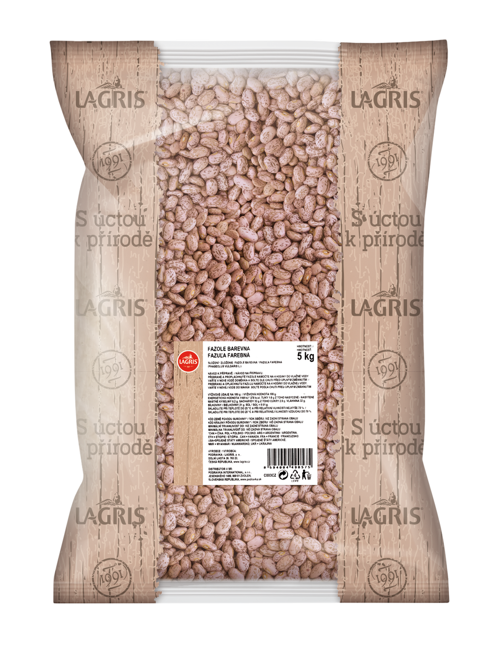 LAGRIS Fazuľa farebná 5 kg