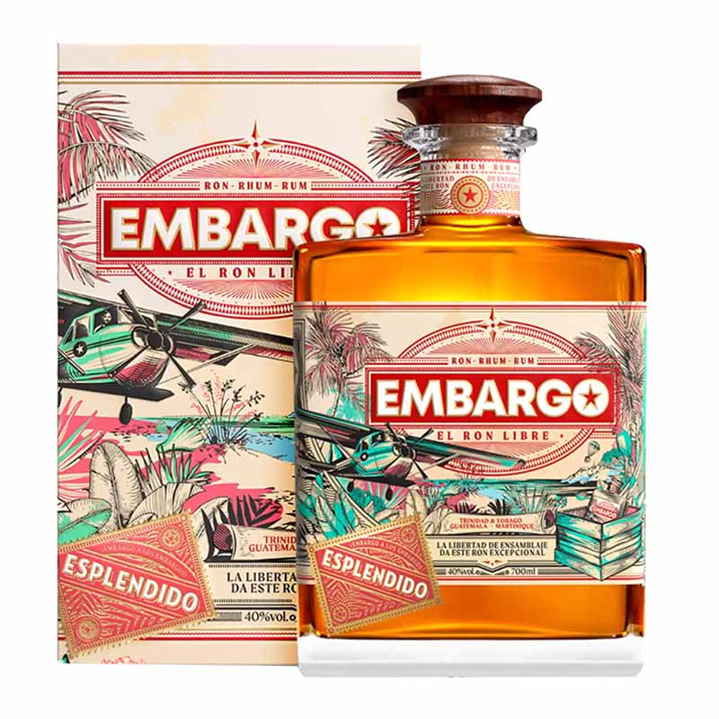 EMBARGO Esplendido 40% rum 700 ml