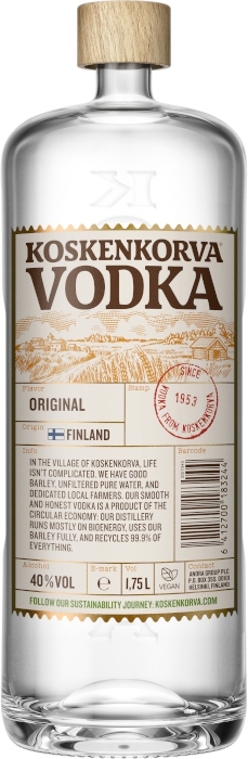 KOSKENKORVA Vodka 40% 1,75 l