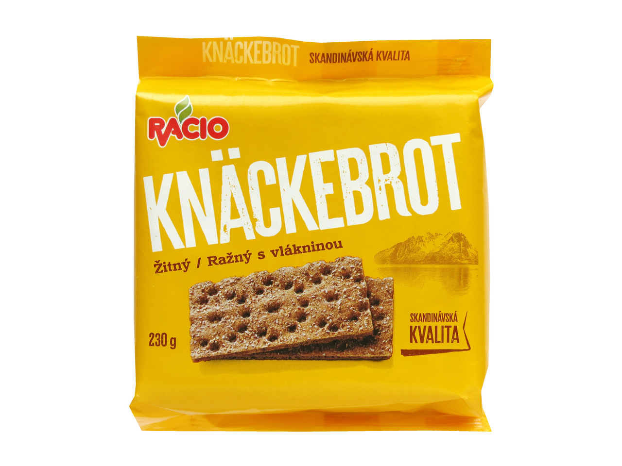 RACIO Knäckebrot ražný s vlákninou 230 g