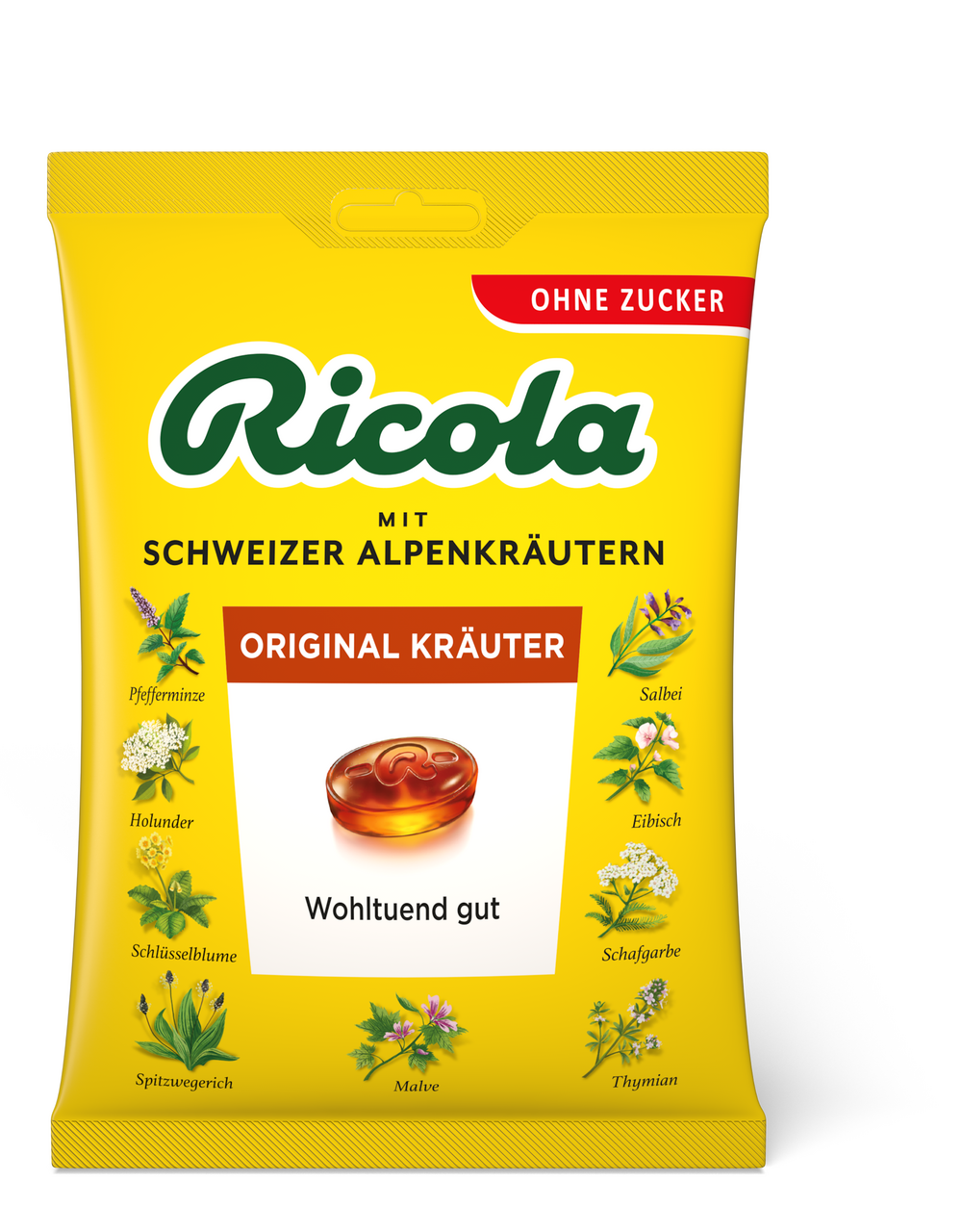 RICOLA Original bylinkové cukríky 75 g