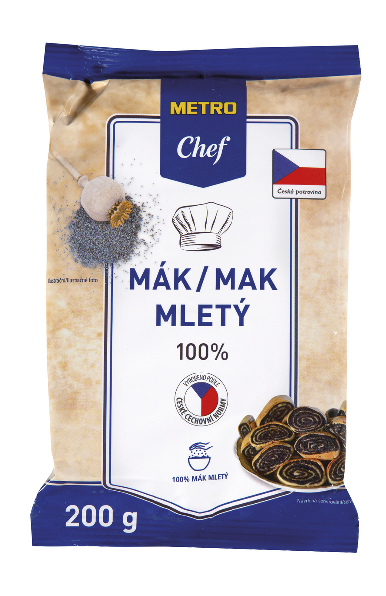 METRO Chef Mak mletý 100% CZ 200 g