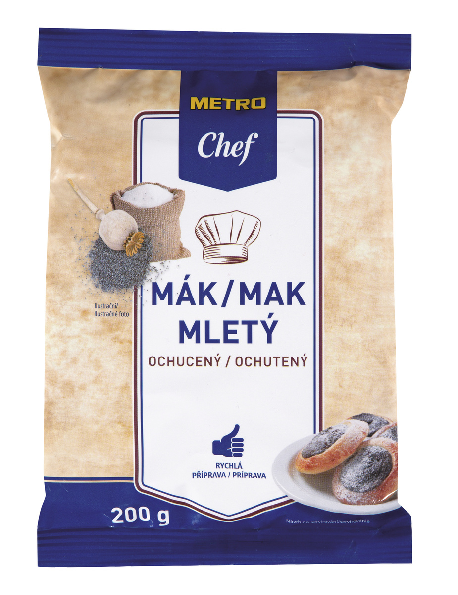 METRO Chef Mak mletý ochutený CZ 200 g