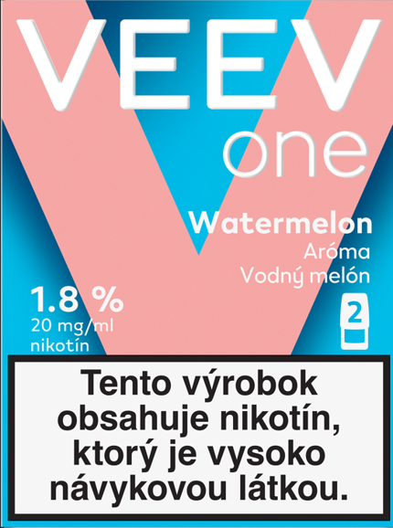 VEEV One watermelon 1.8% npl 5 ks 20 ml - Zahrievan tabak, Tabak,  Npoje, tabak