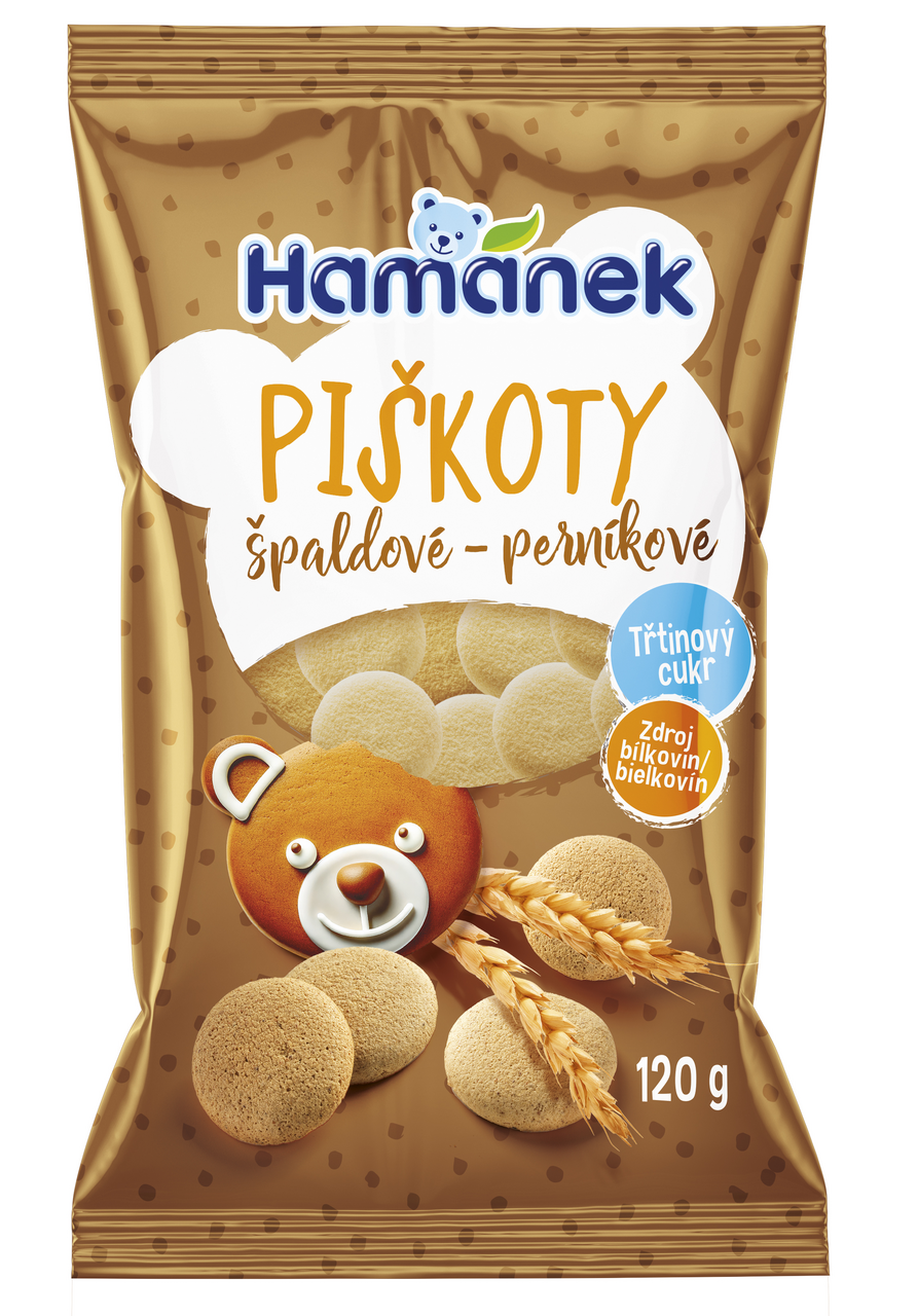Kávoviny Piškóty špaldové perníkové 120 g
